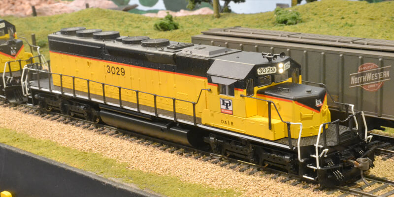 Yellow Model Train