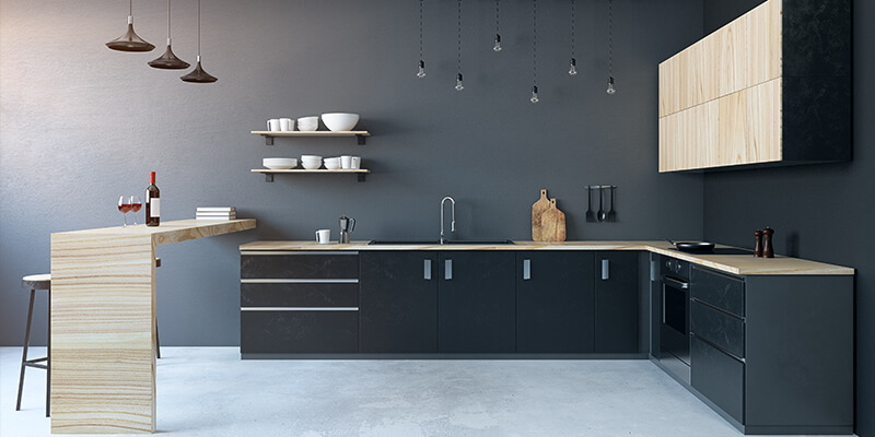 grey kitchen