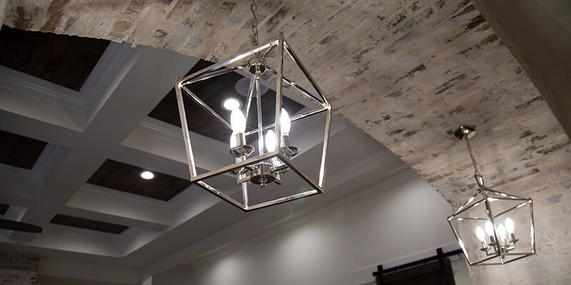 Chrome light fixtures