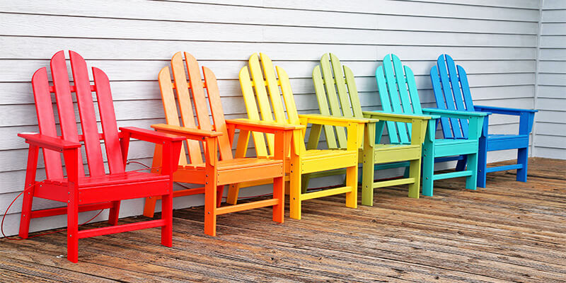 Painted Wooden Chair