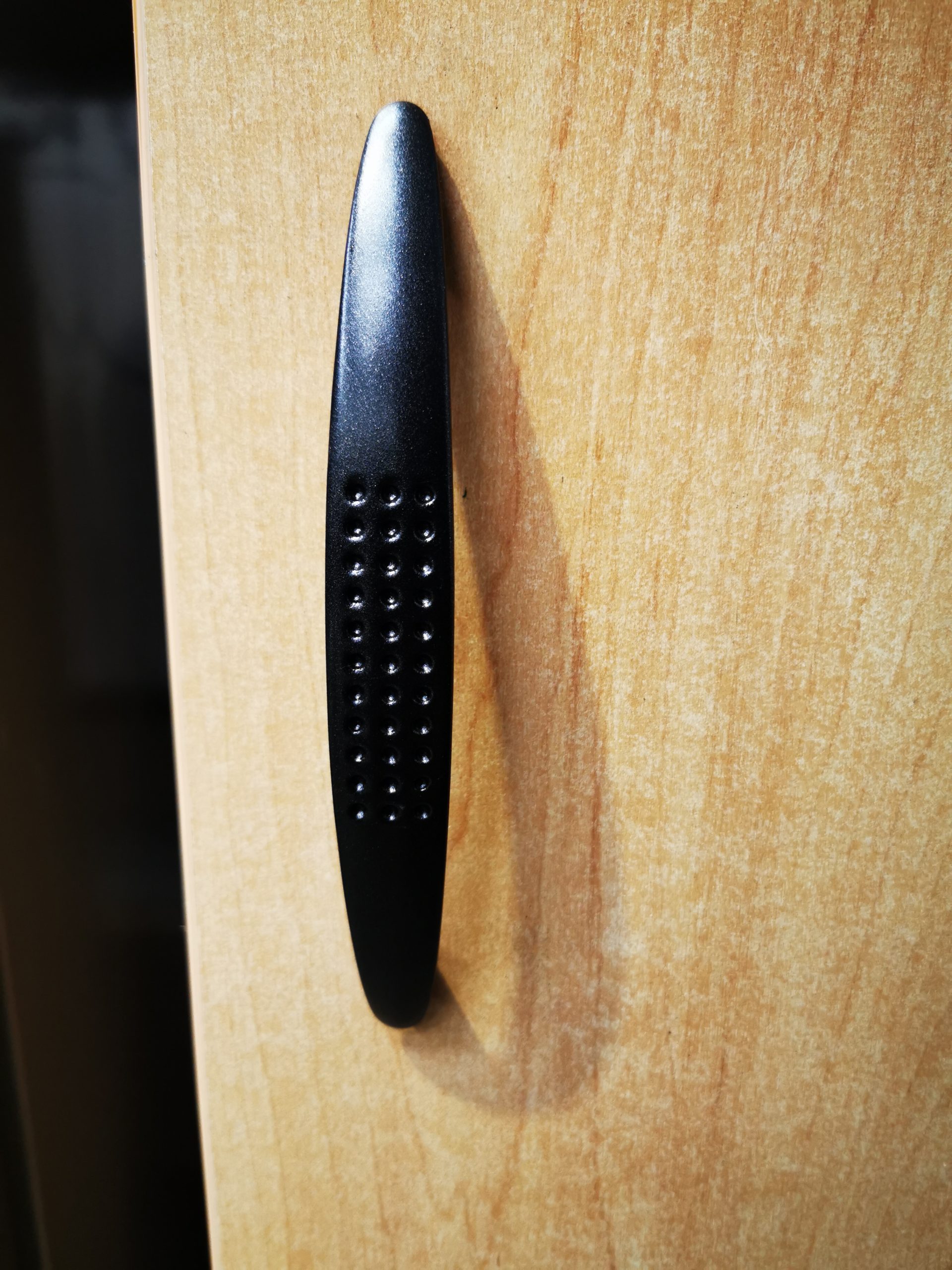 Black Door Handle Front View