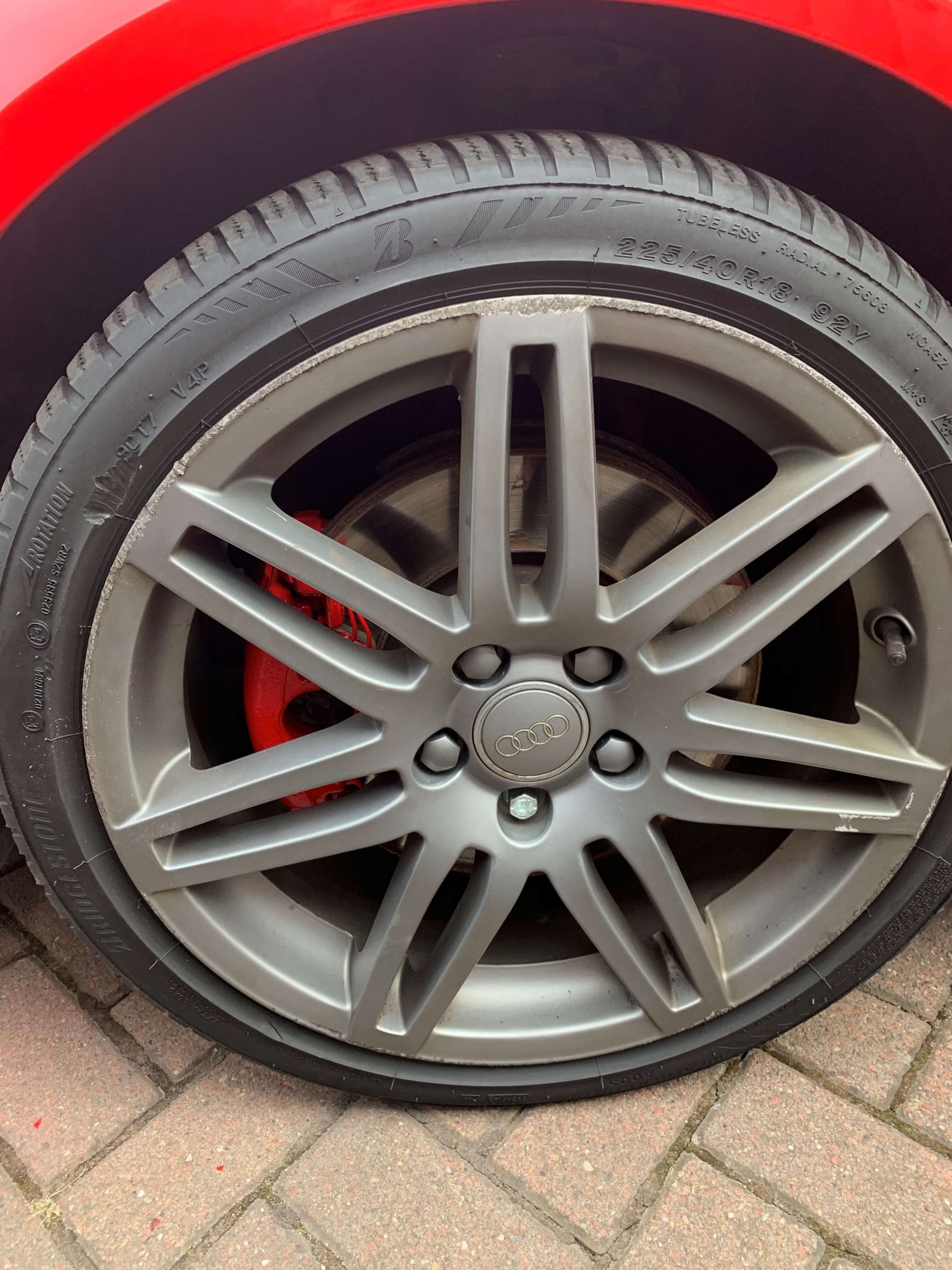 Red Caliper Finish