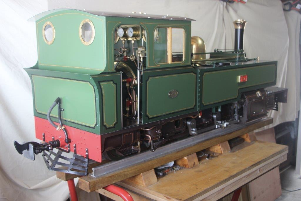 painted locomotive