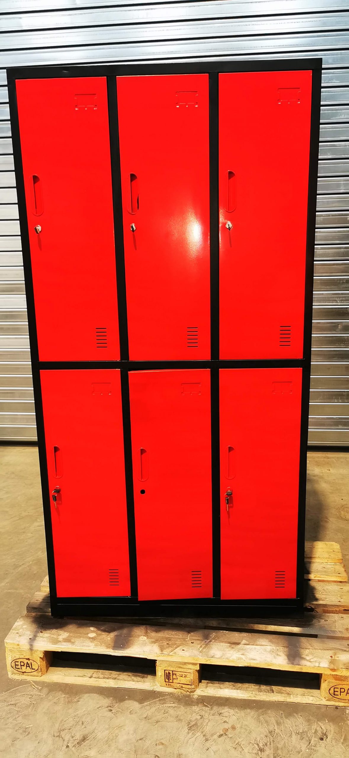 completed locker spraying