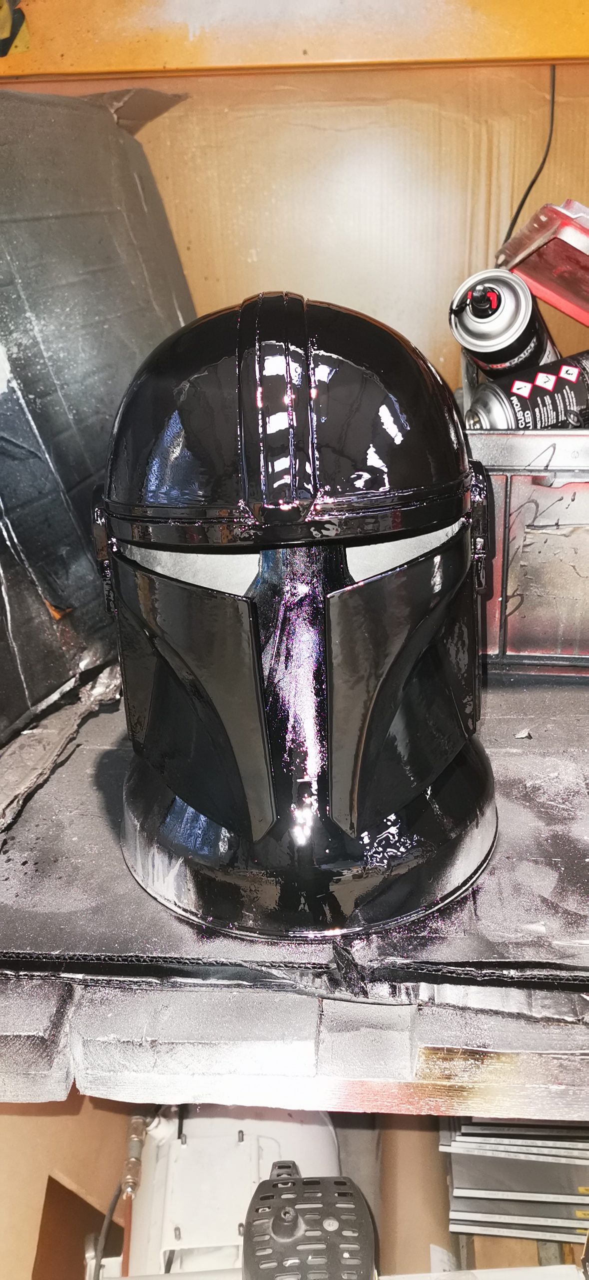 helmet painted