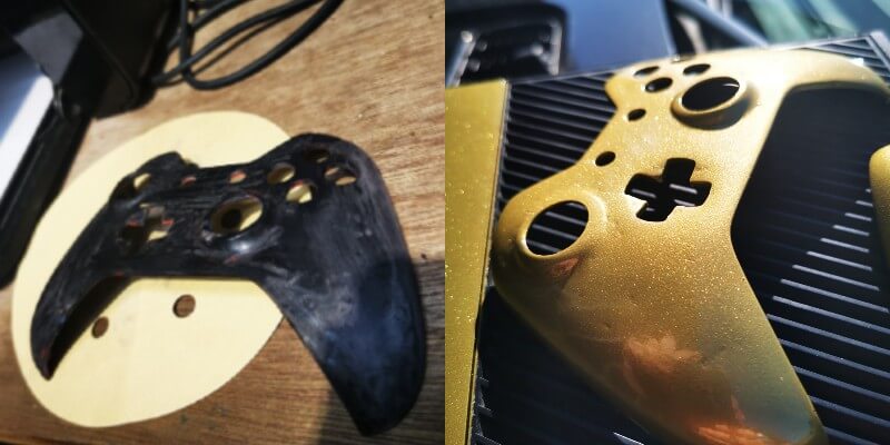 xbox controller before and after 1