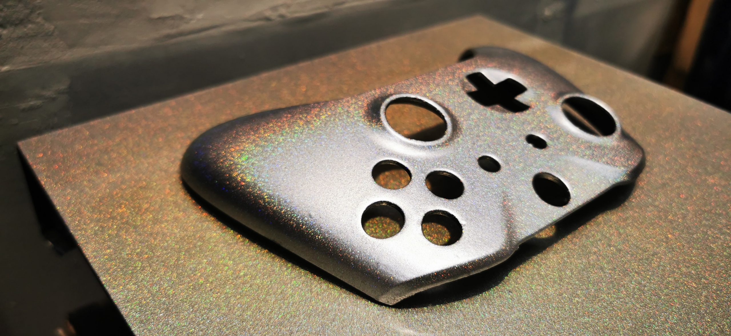 shell of painted controller
