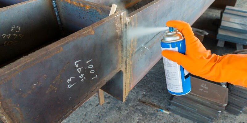 Spraying Solvent