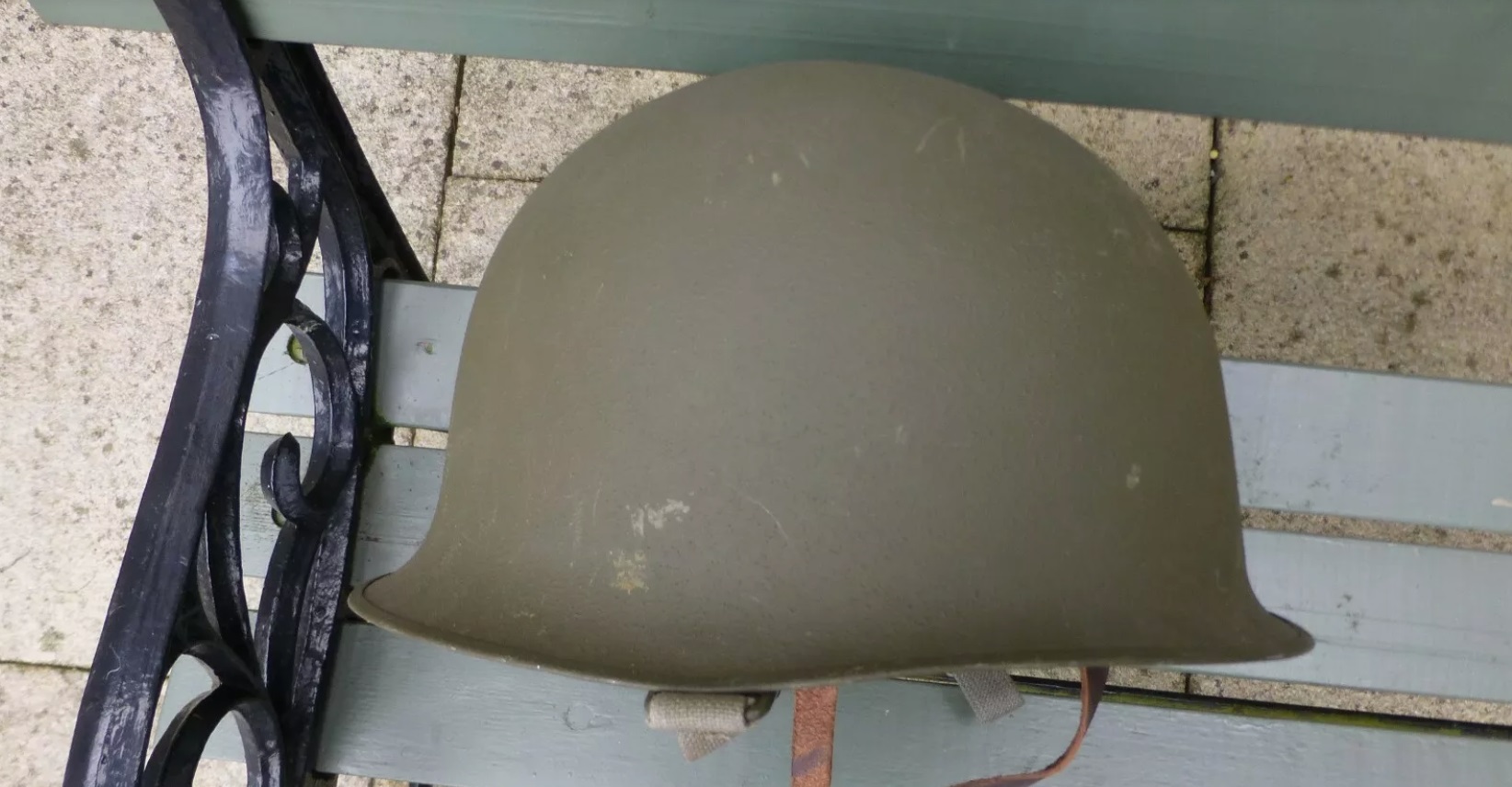 marine helmet before painting