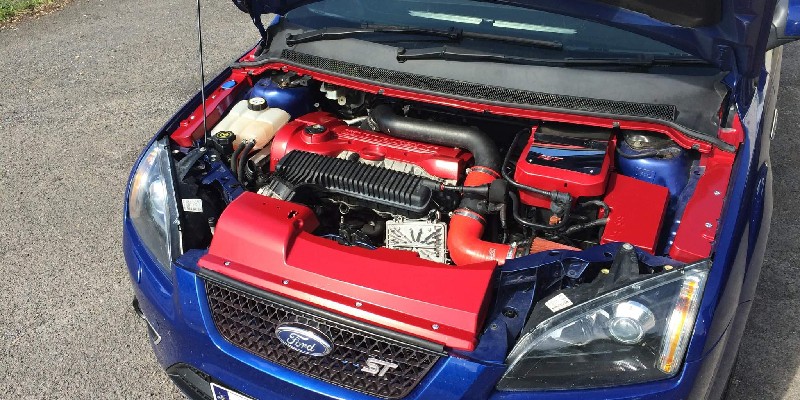 respraying of engine bay