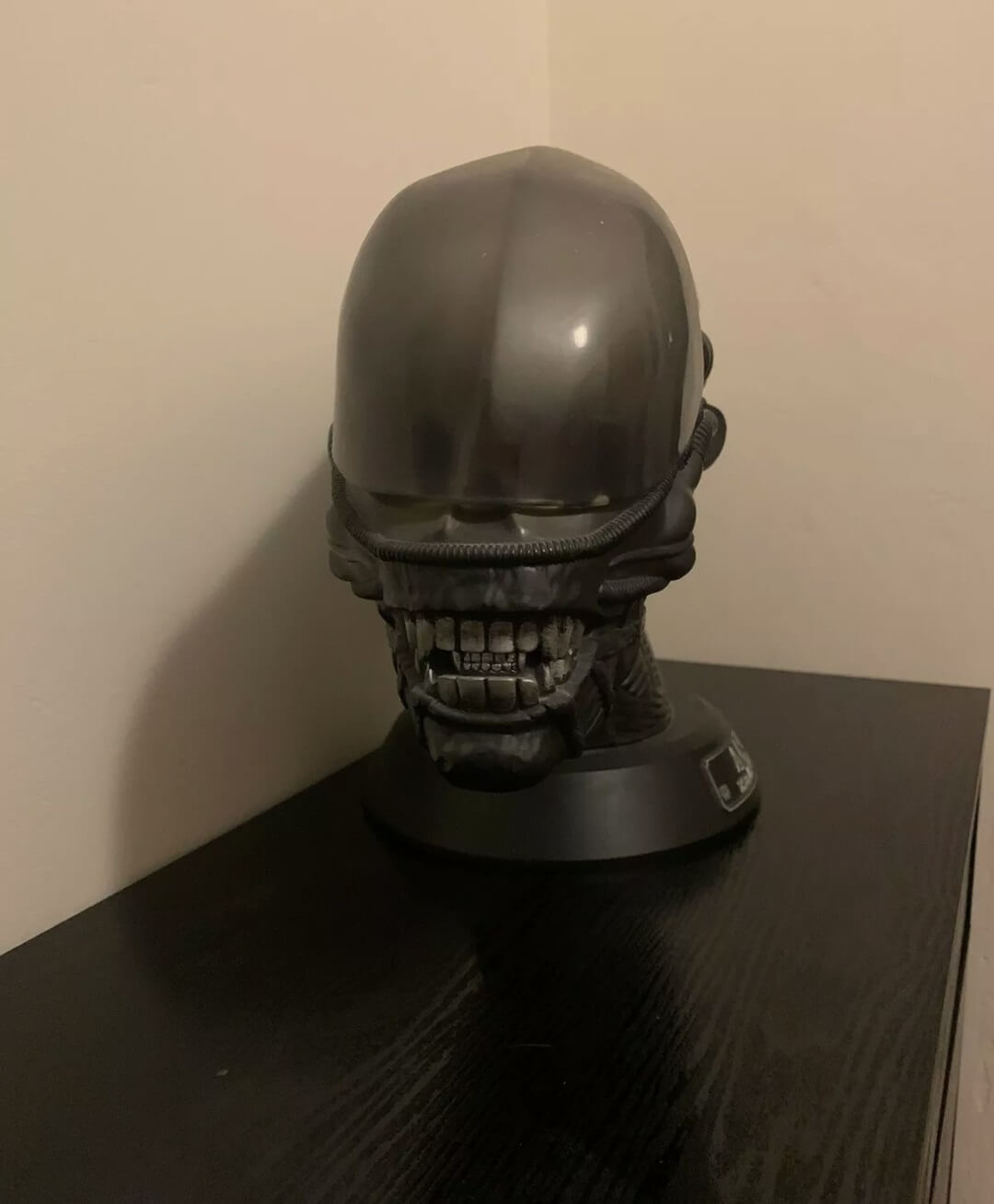 front view of alien head