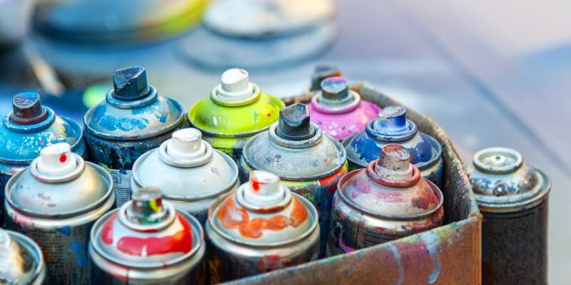 Spray Paint Cans