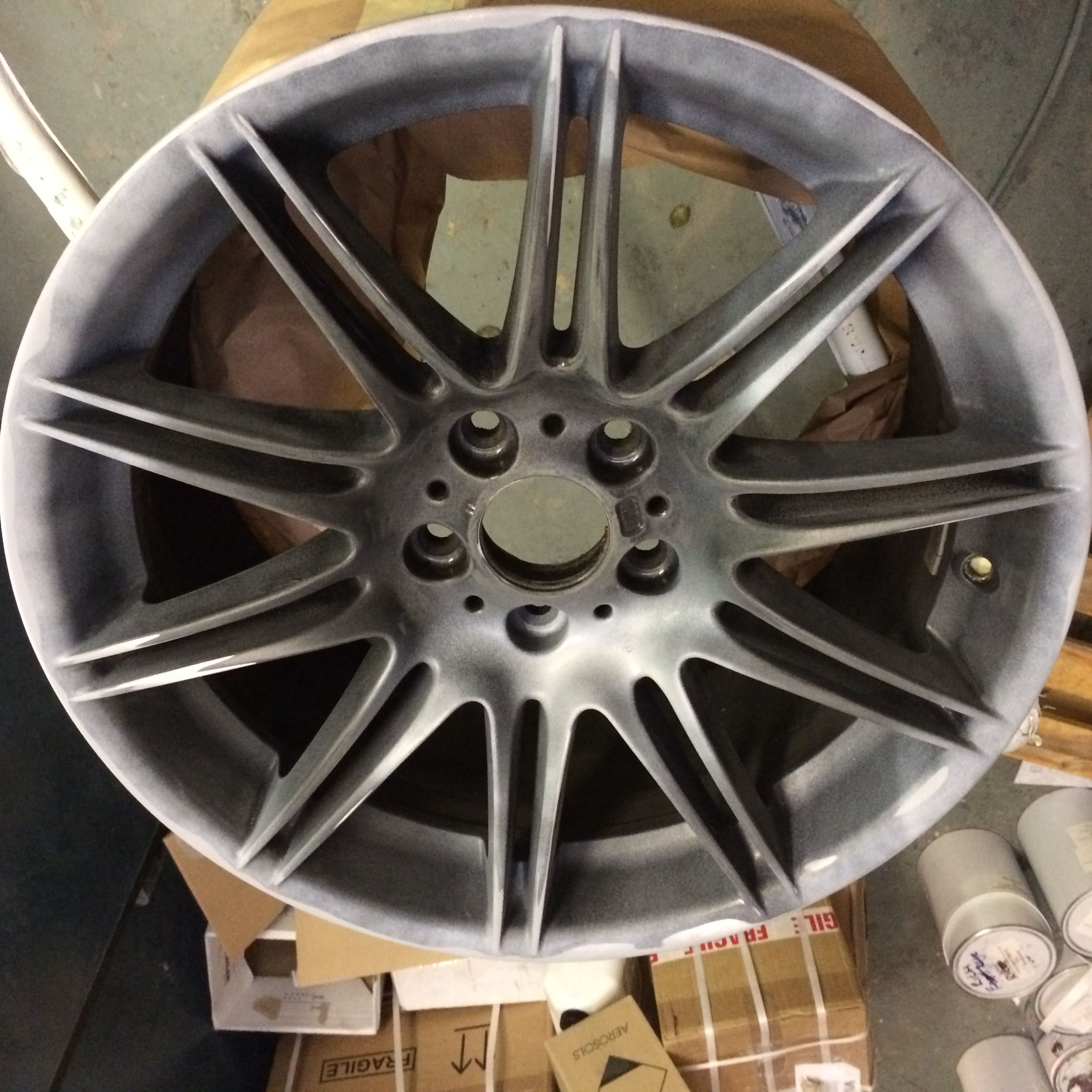 Wheel Sanding Process