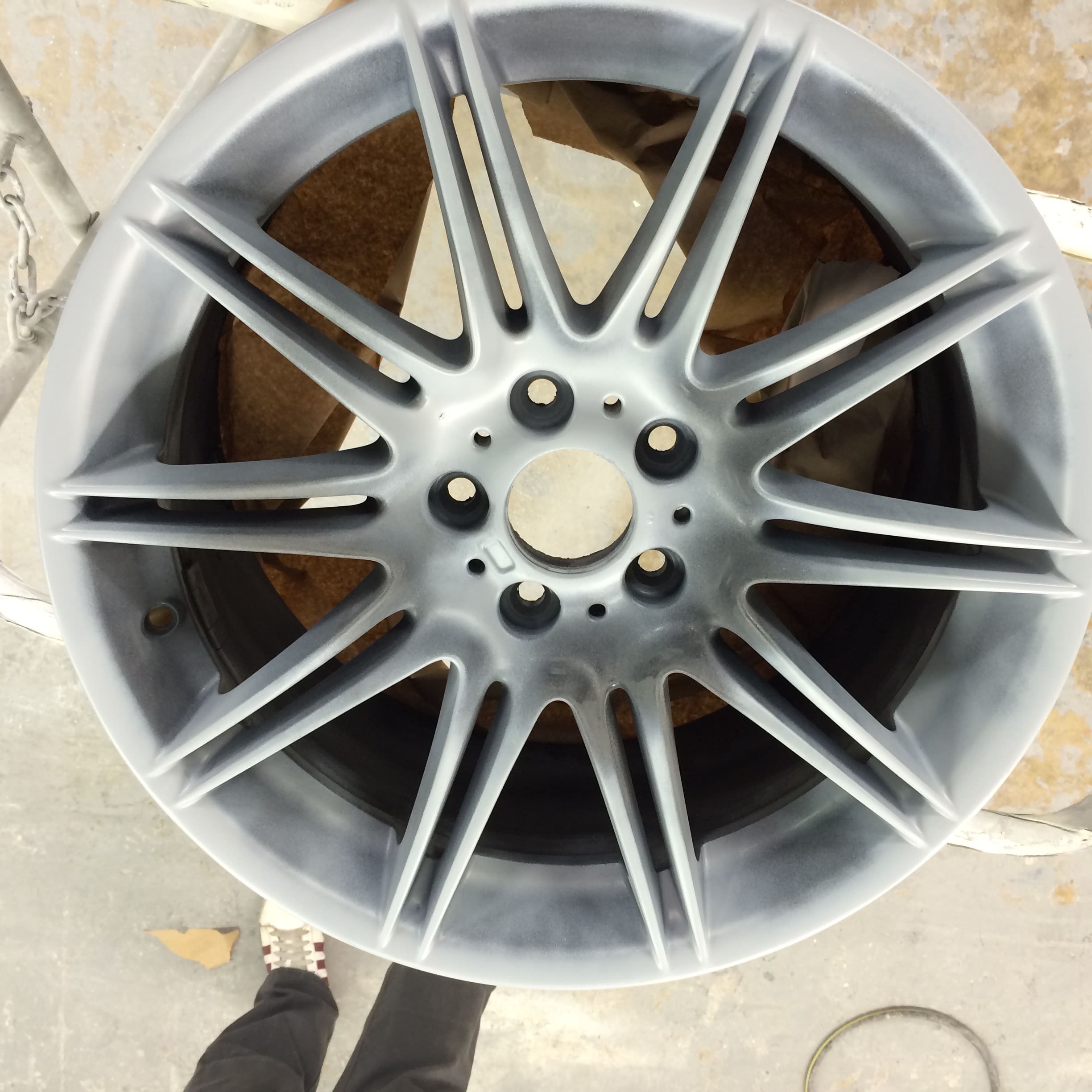 primed wheel alloy BMW M3