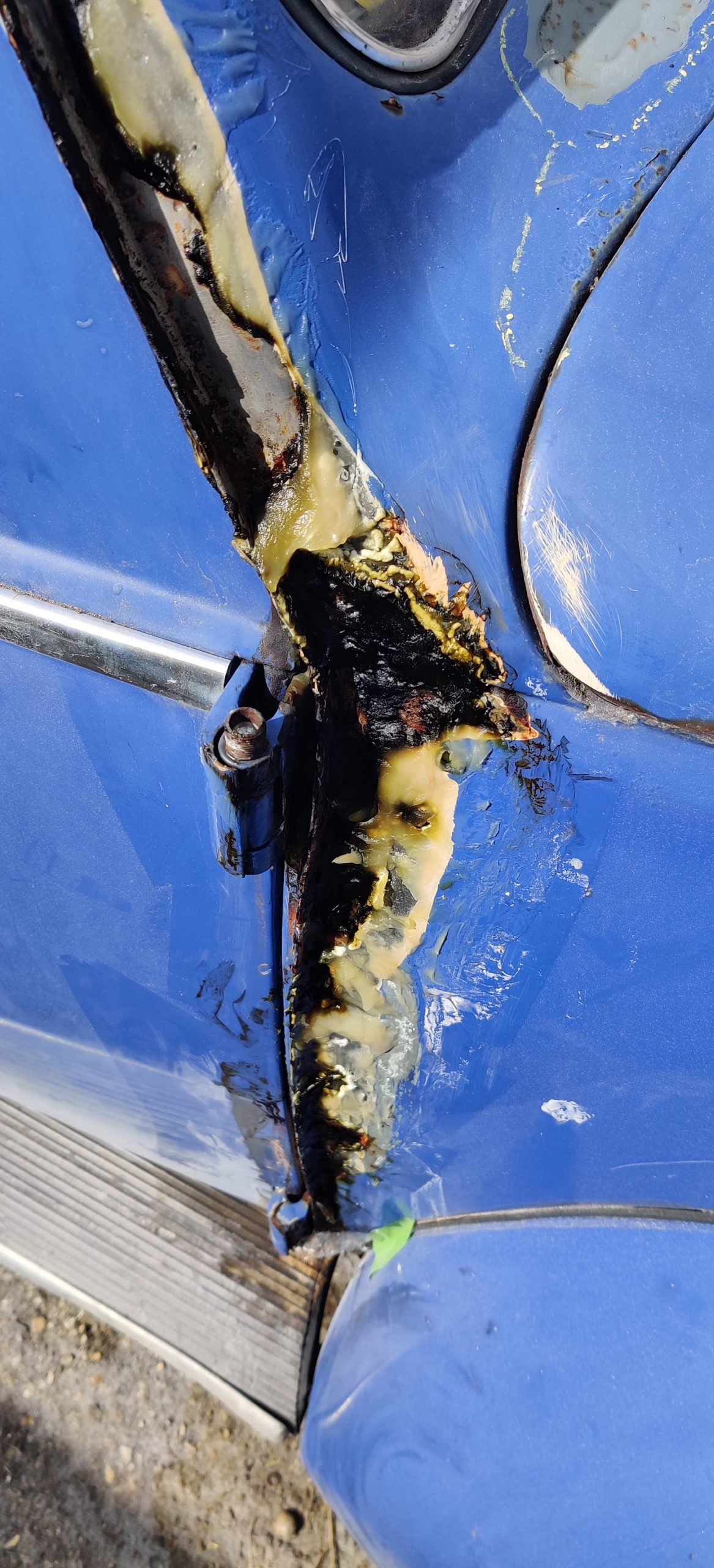 Damage VW Beetle