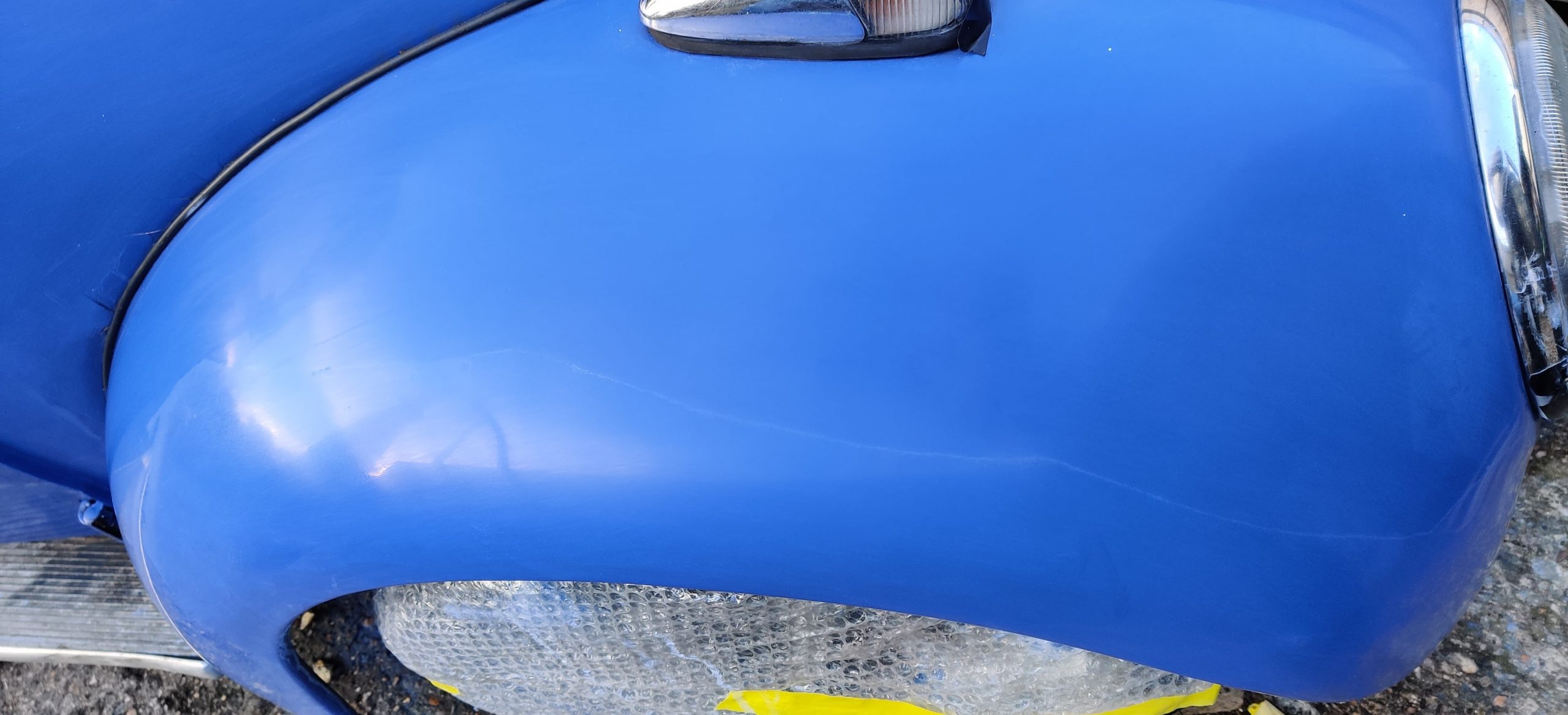 VW Beetle Headlights Paint