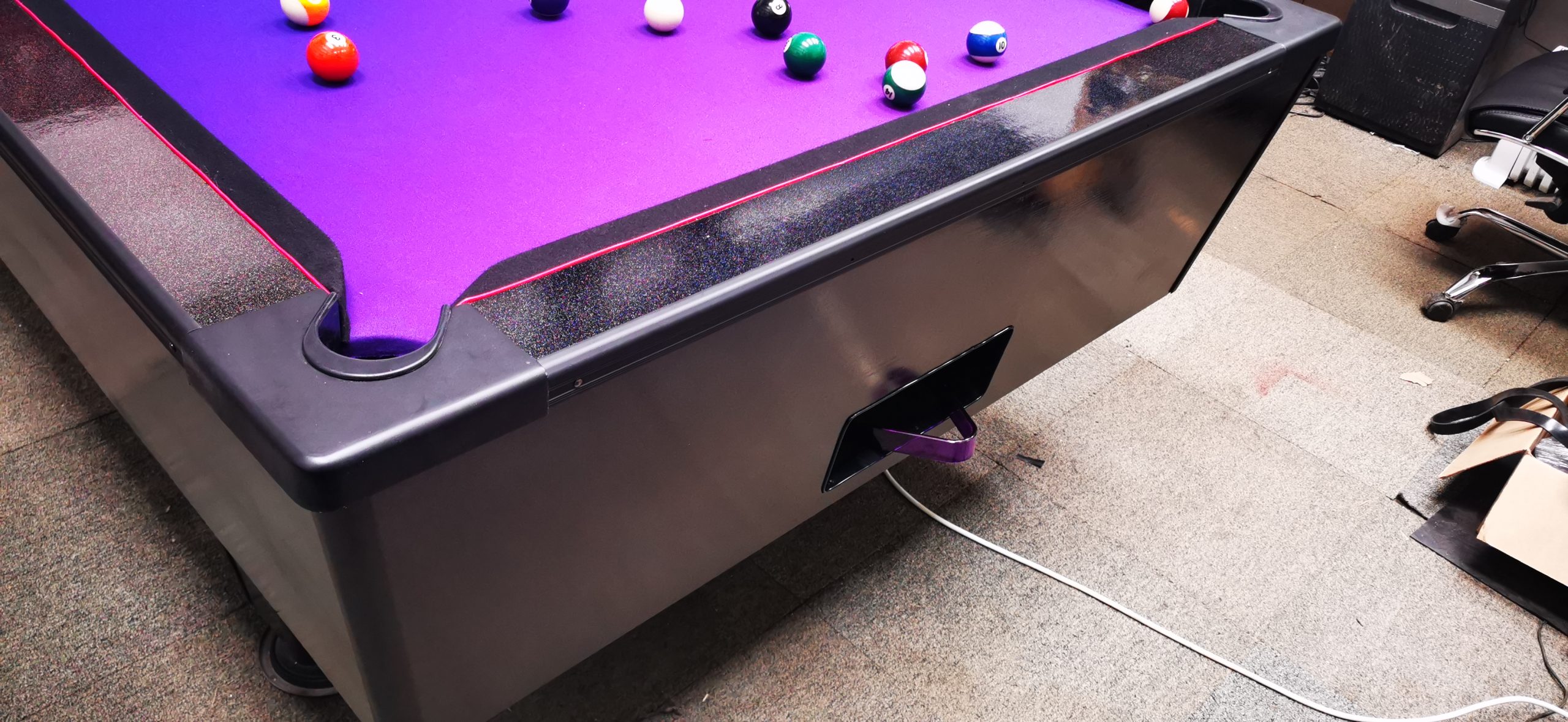 corner of pool table