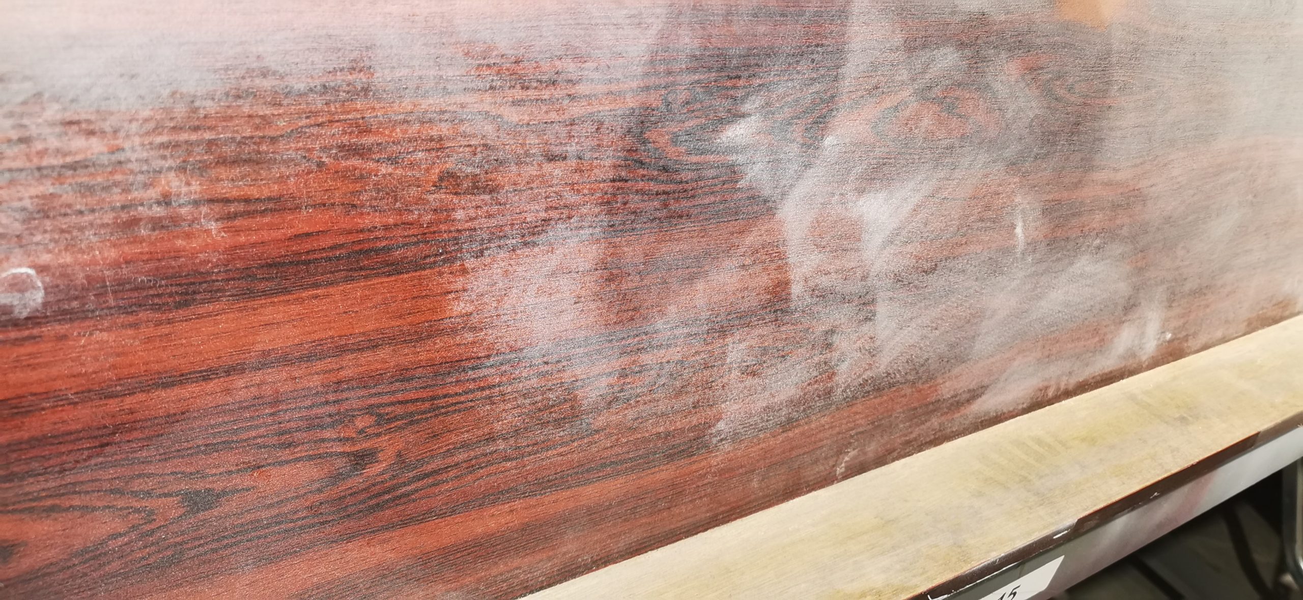 wood sanded down