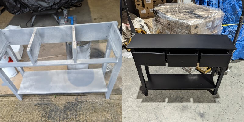 drawer refurbishment before and after