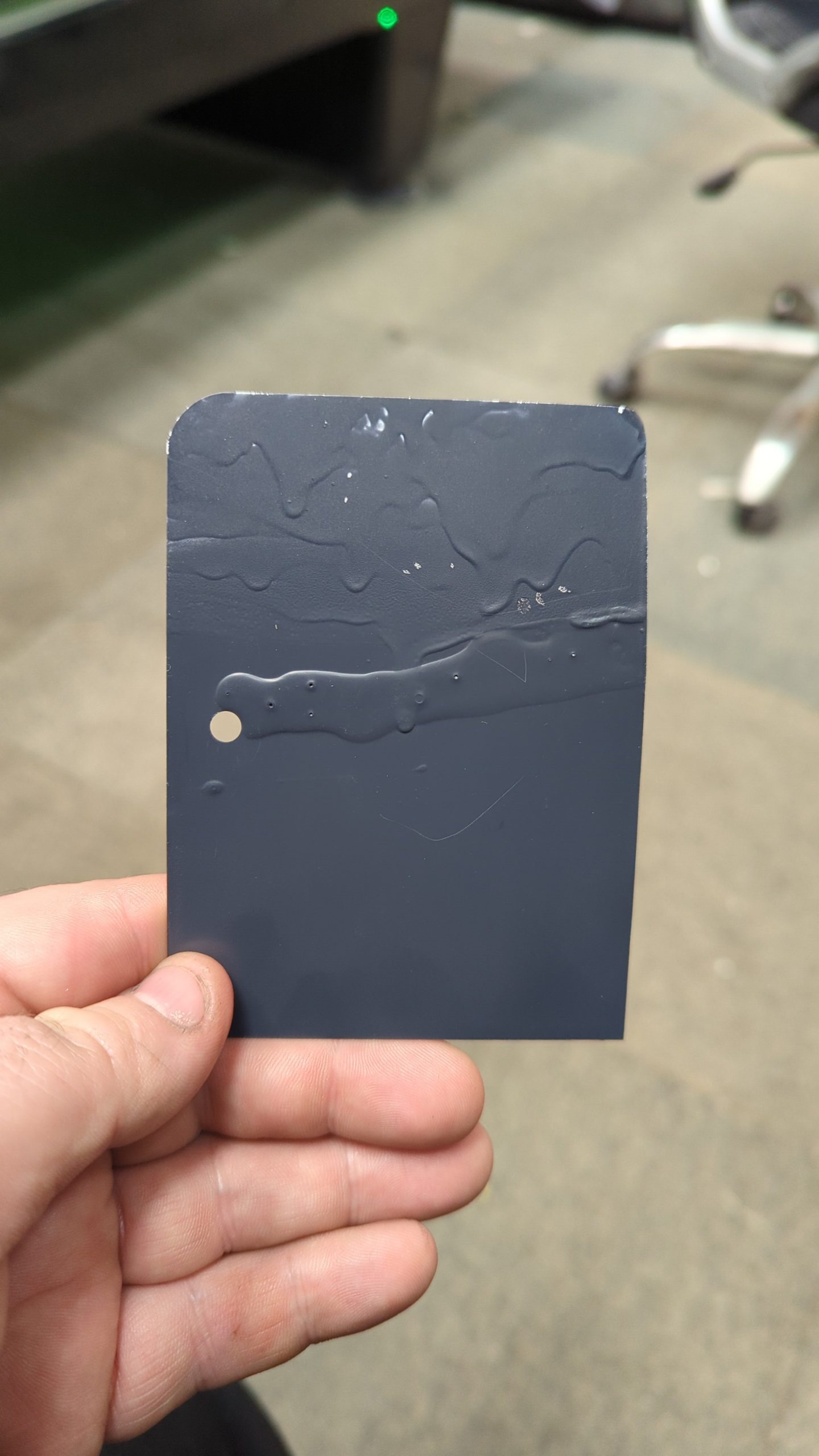 grey paint sample