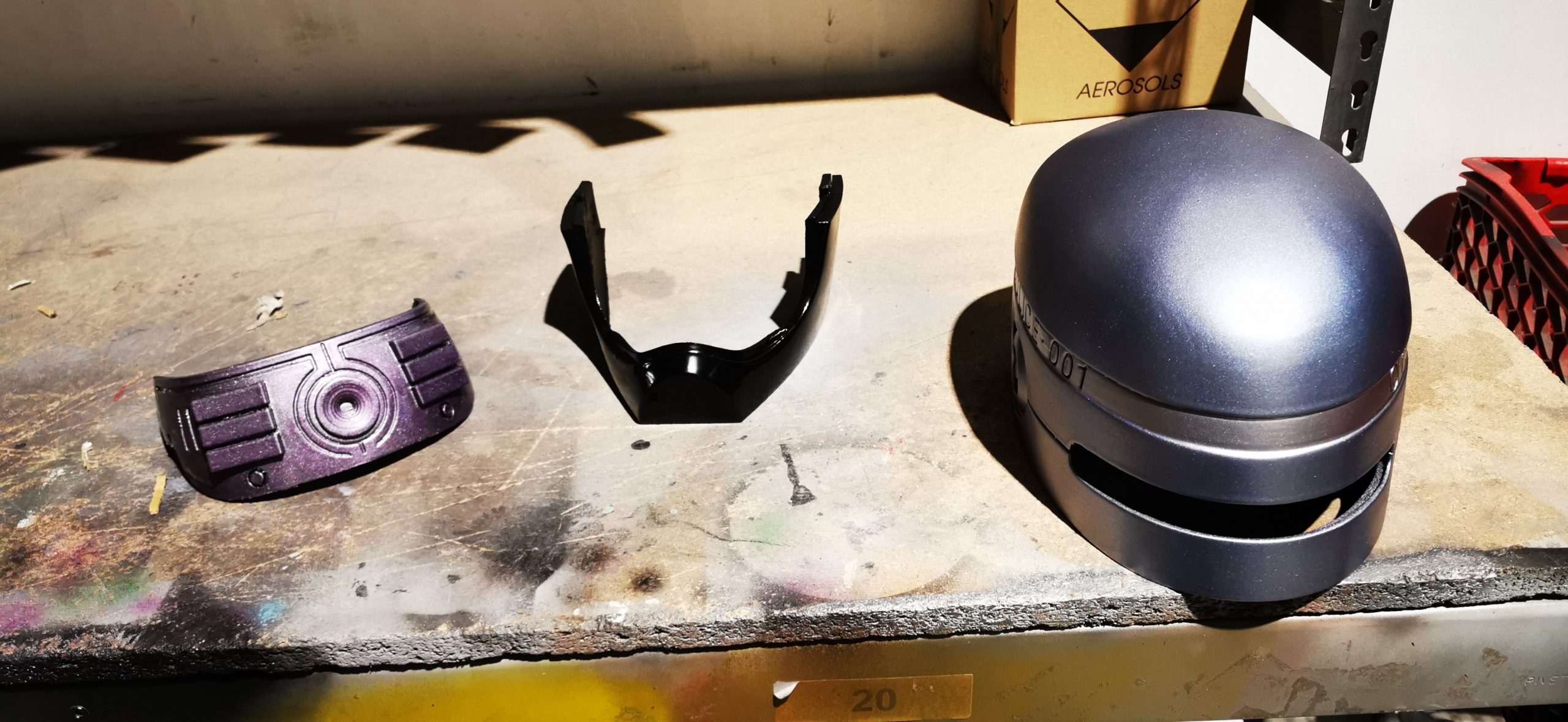 all parts of robocop helmet