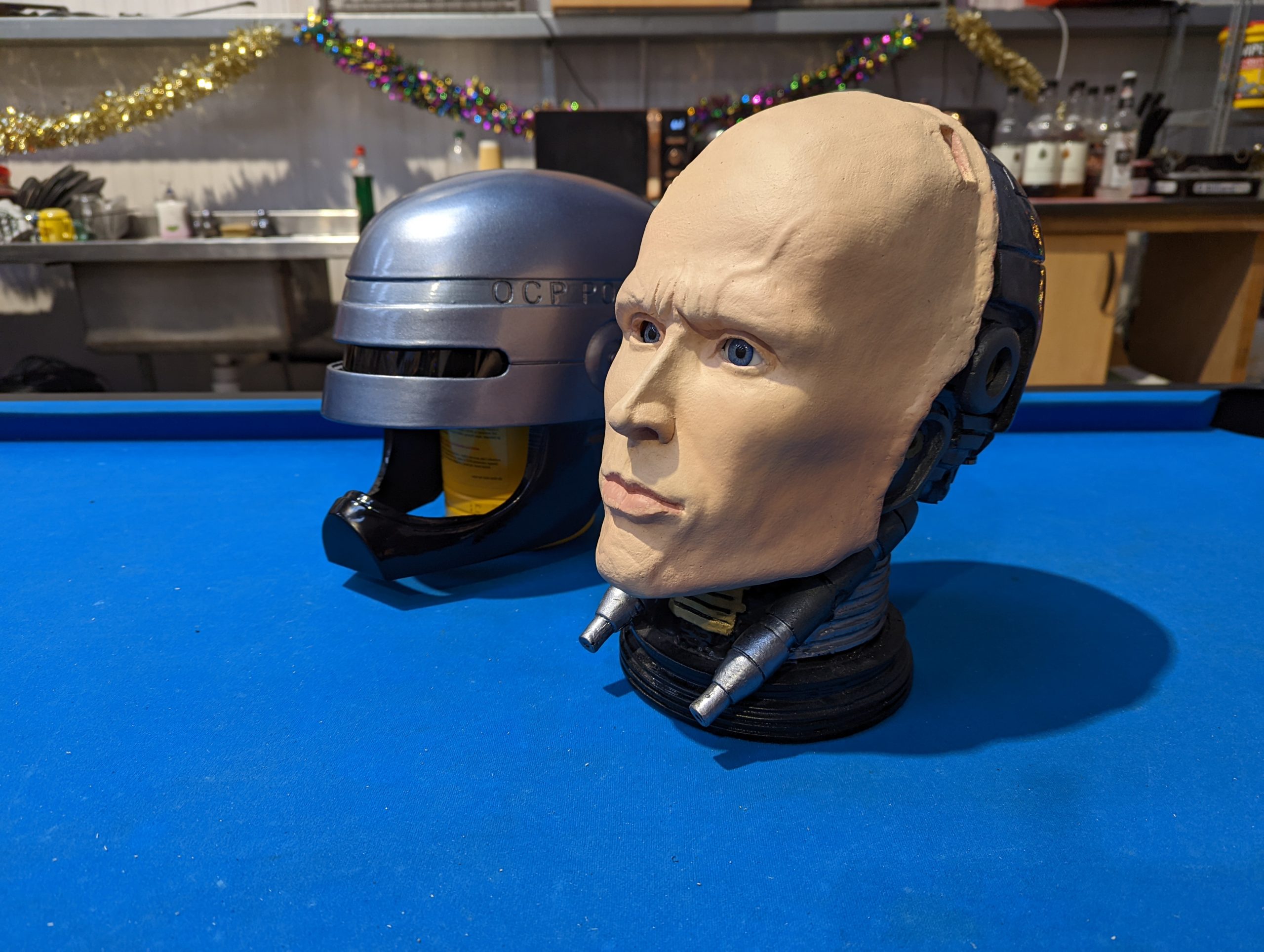 helmet and robocop head finished