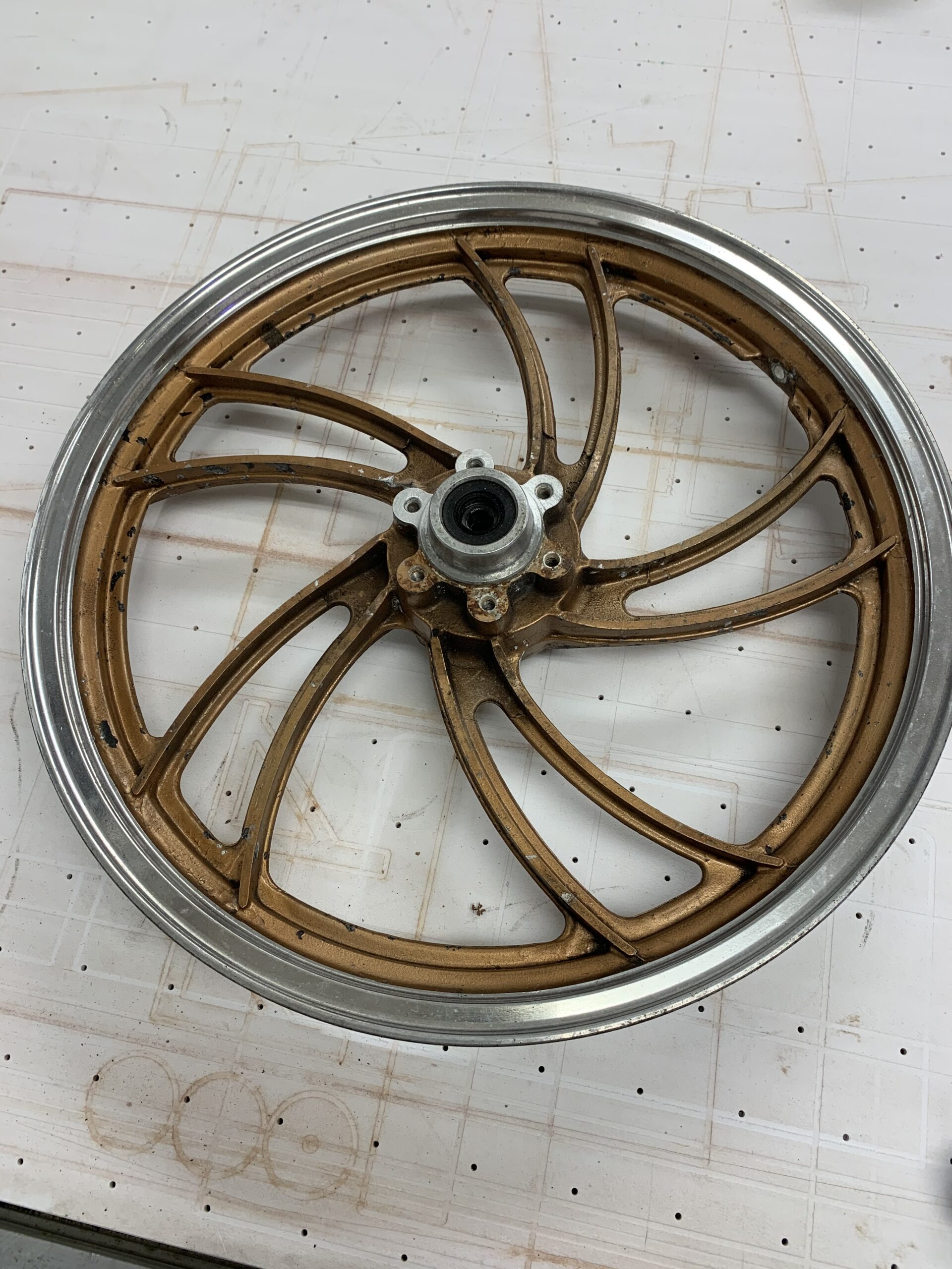 wheel before