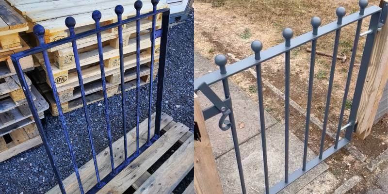 antique gate before and after 1
