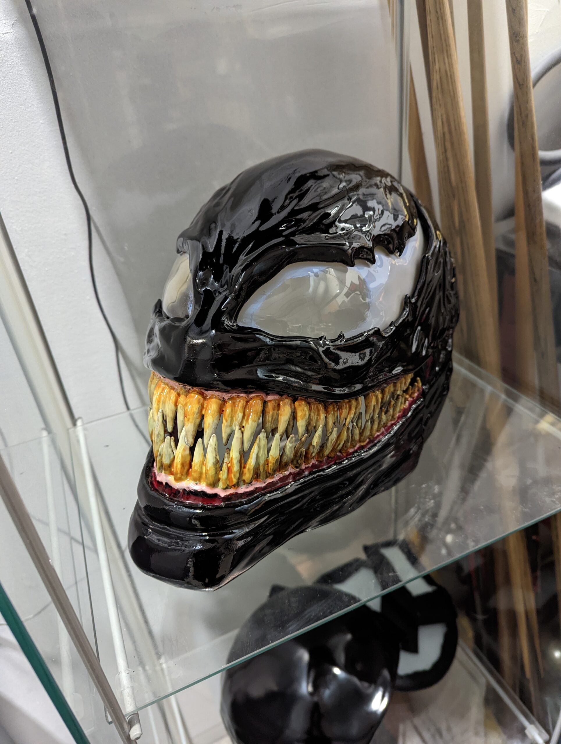 finished venom mask