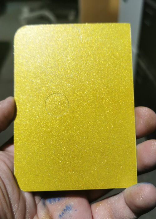 yellow gold sample