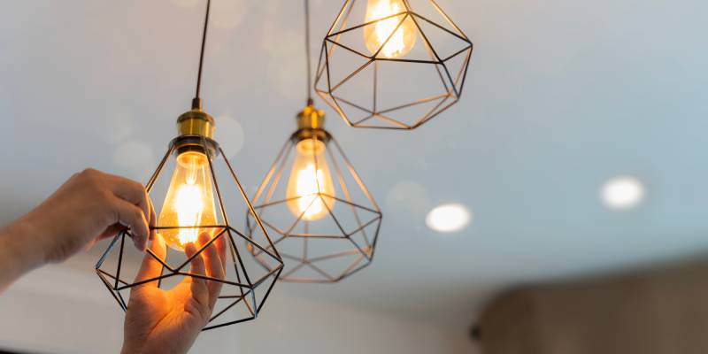 Fitting new lightbulb