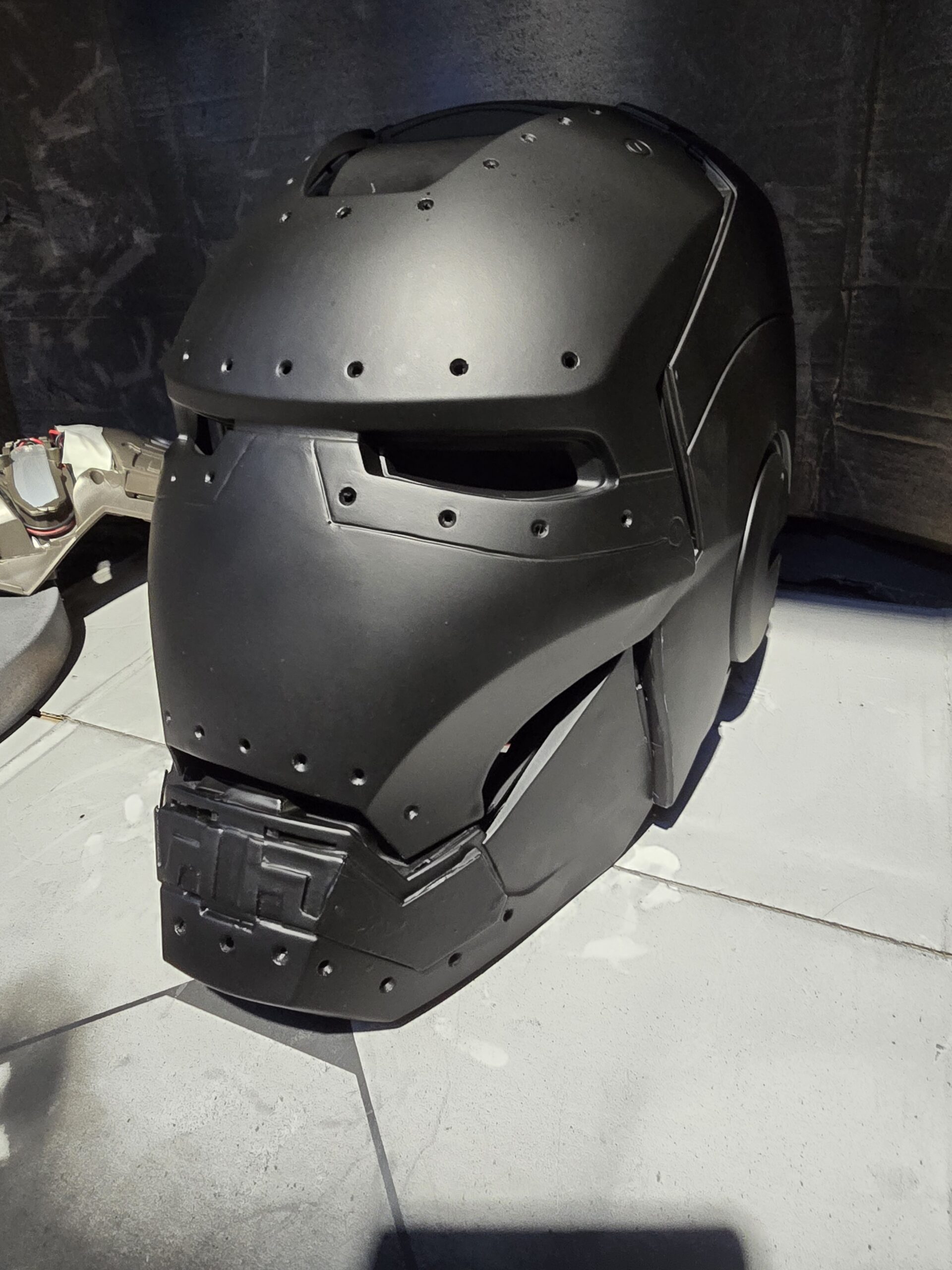 mask after painting