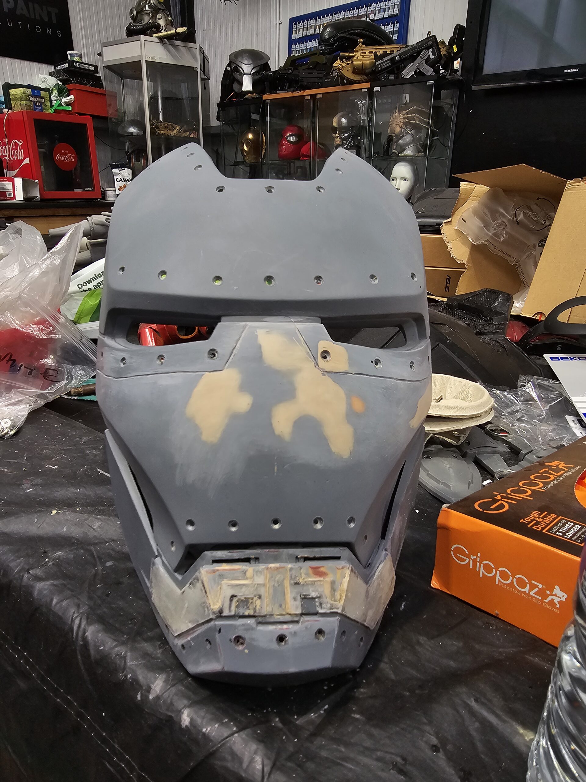 mask fully sanded