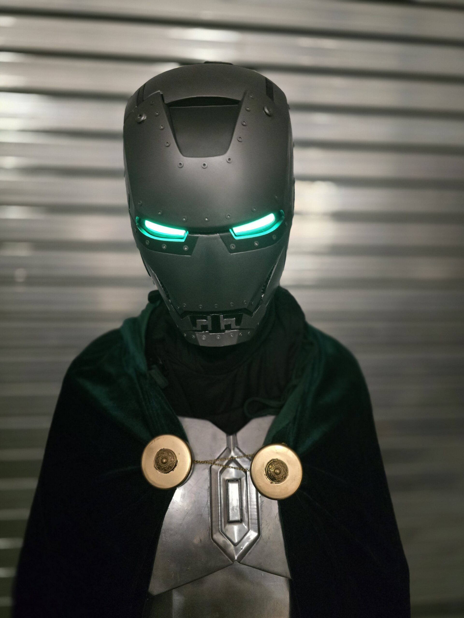 person wearing mask