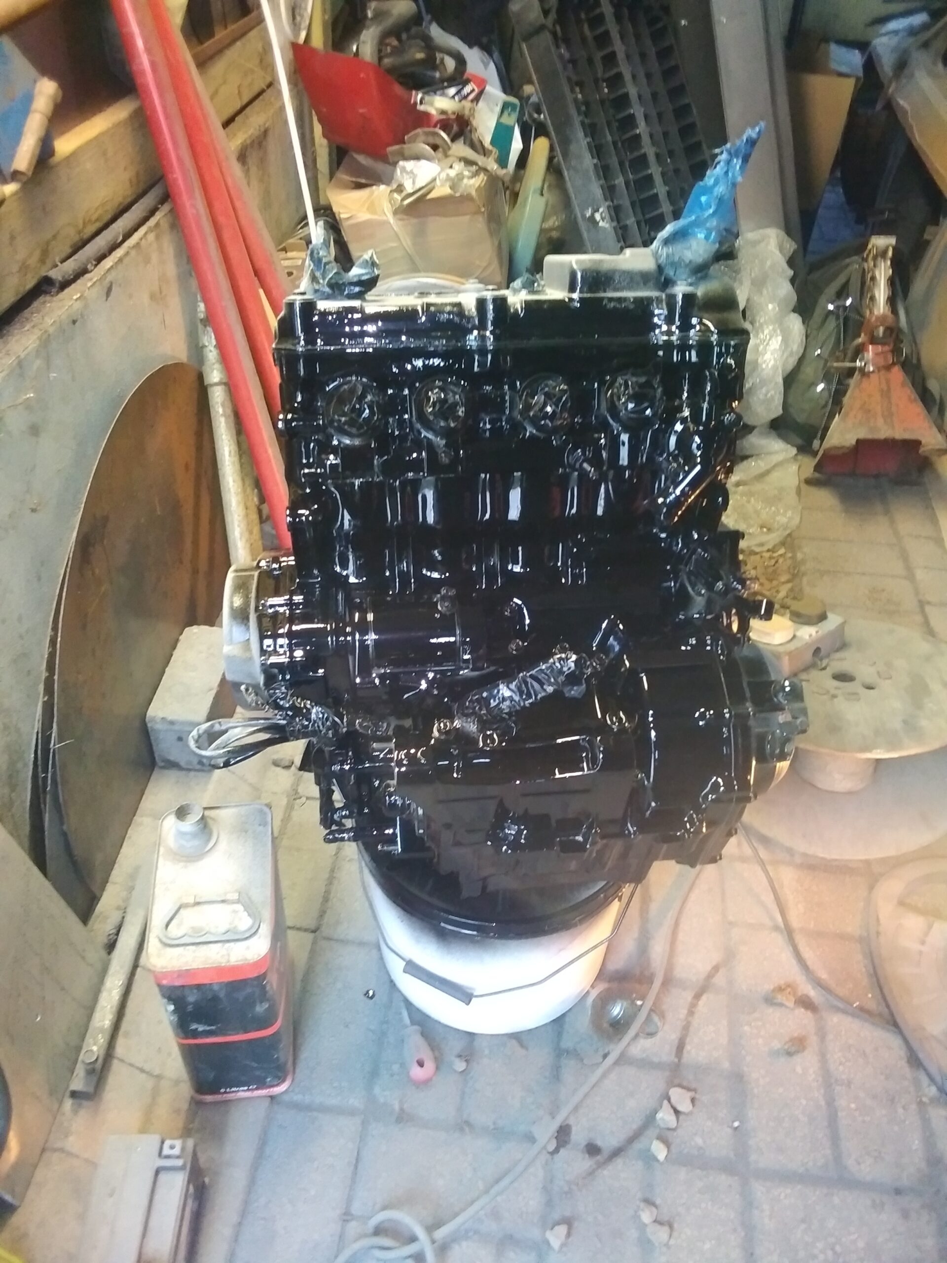 final painted engine